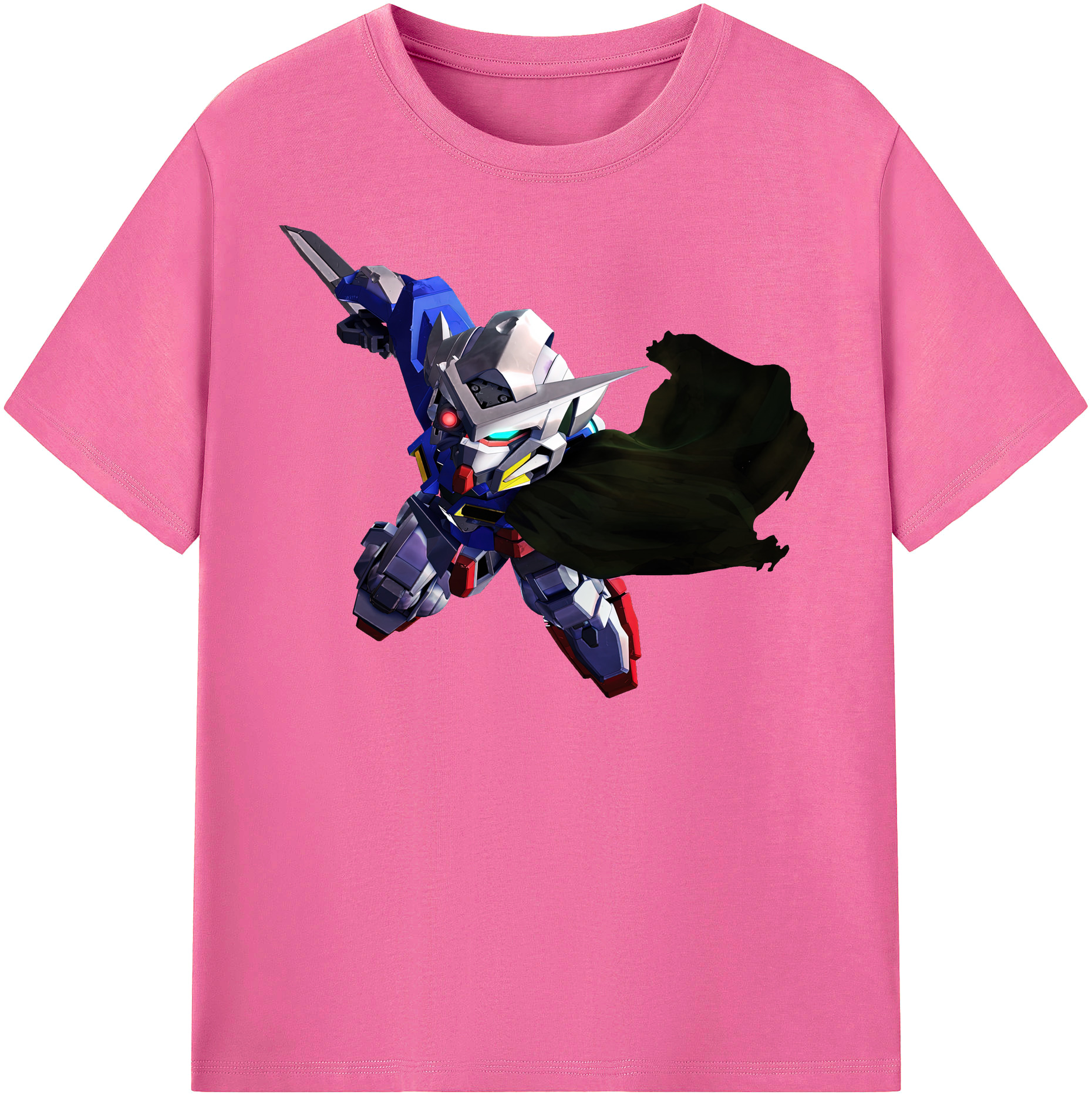 （画像用） 機動戦士ガンダム Mobile Suit Gundam レディースカジュアルプリントTシャツ（綿100％）